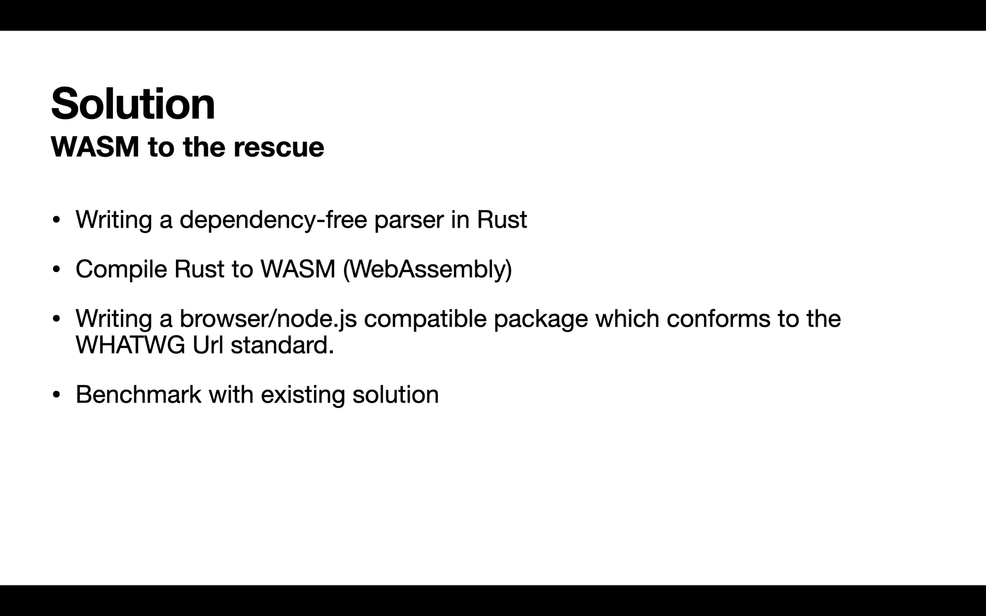WHATWG URL Parser Solution